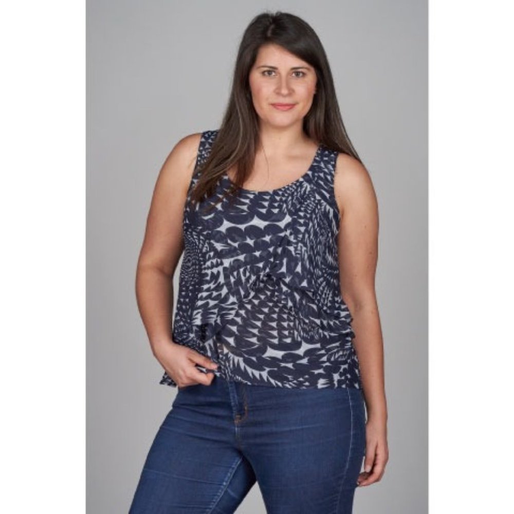 Scallop Blue Tank